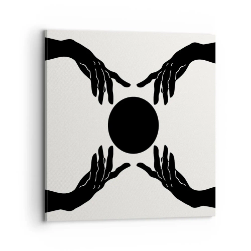 Obraz na plátne - Tajné znamenie - 70x70 cm