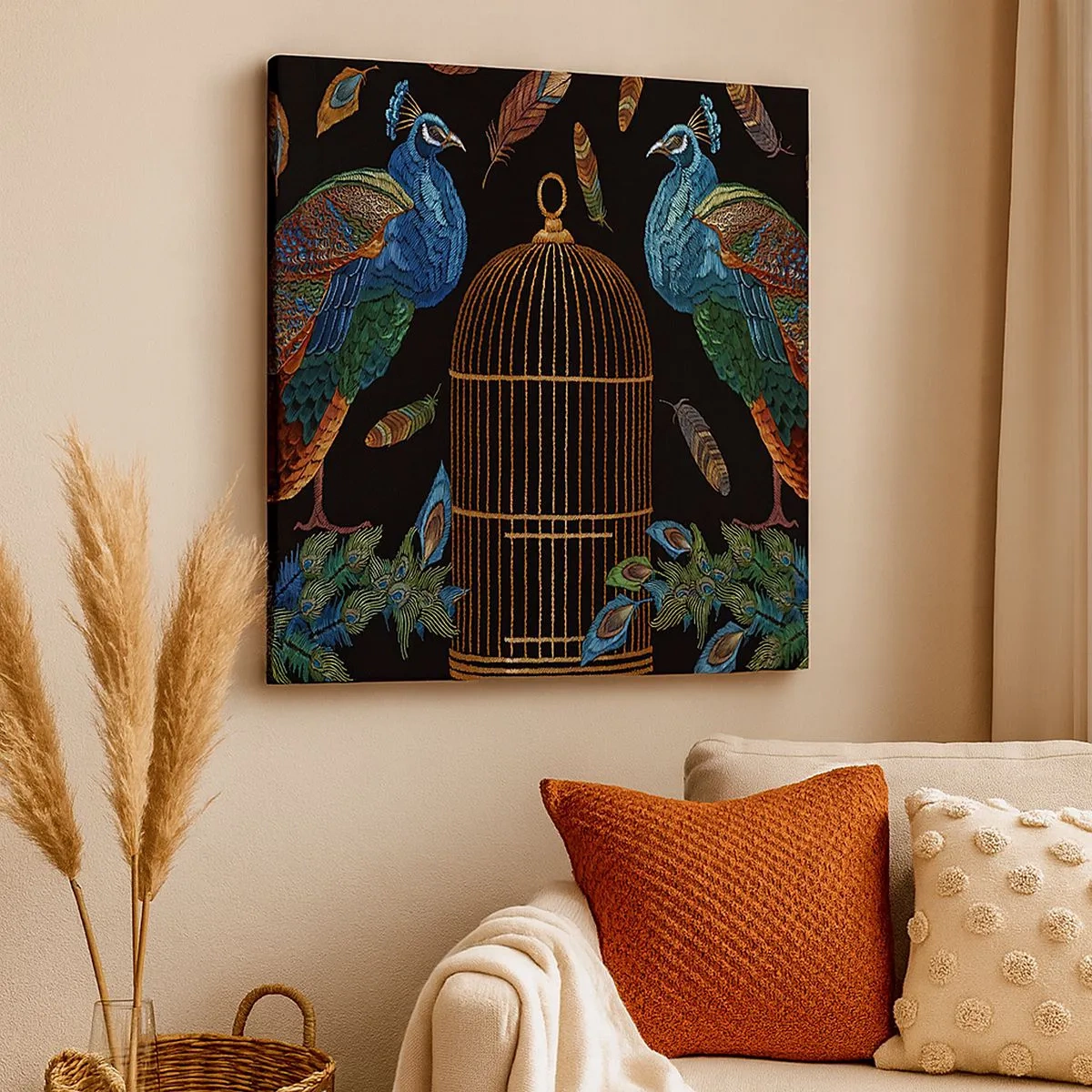 Obraz na plátne - V kráľovskom rúchu - 30x30 cm