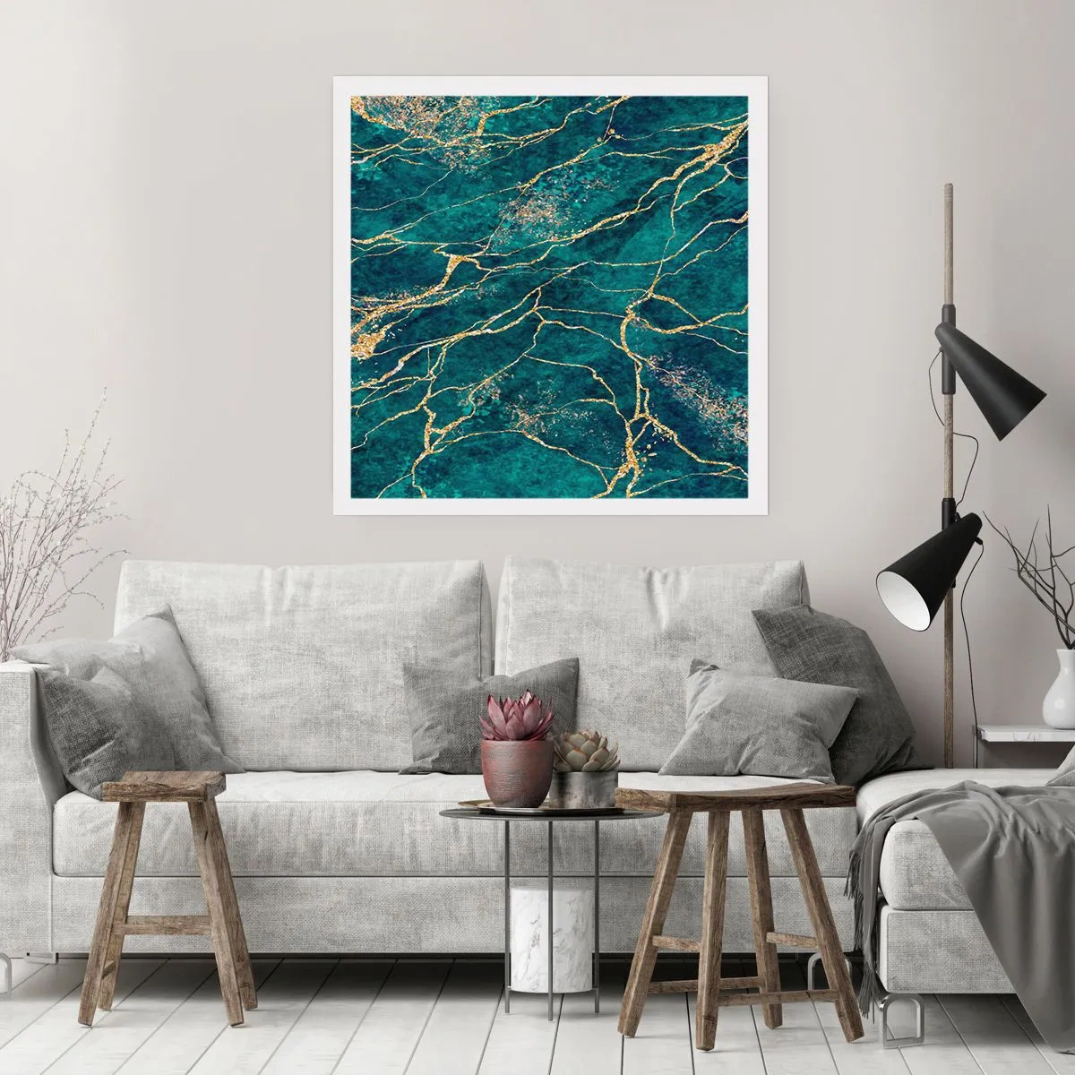 Plagát - Zlatá žila - 60x60 cm