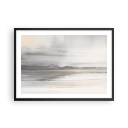 Plagát v čiernom ráme - Zamyslená diaľka - 70x50 cm