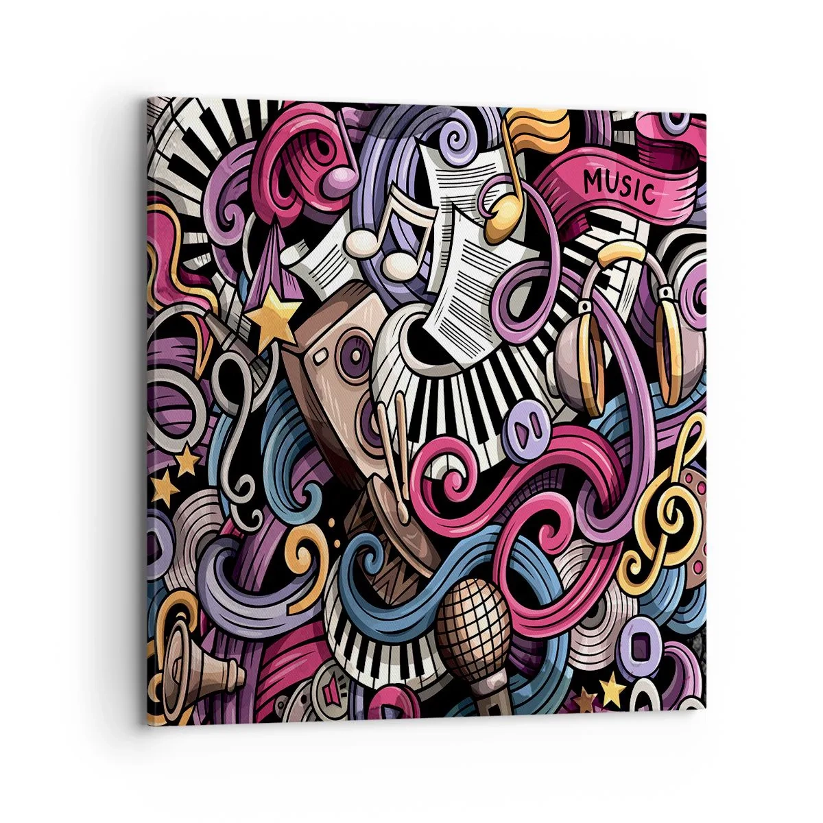 Obraz na plátne - Komplikovaná melódia - 70x70 cm