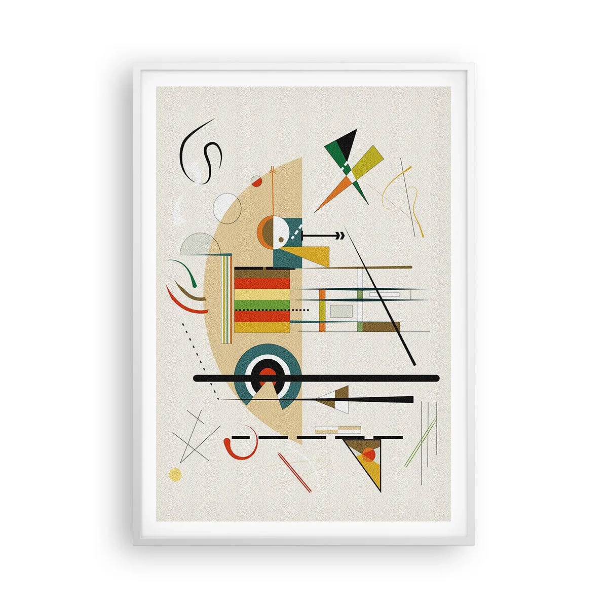 Plagát v bielom ráme - A svet sa smeje - 70x100 cm