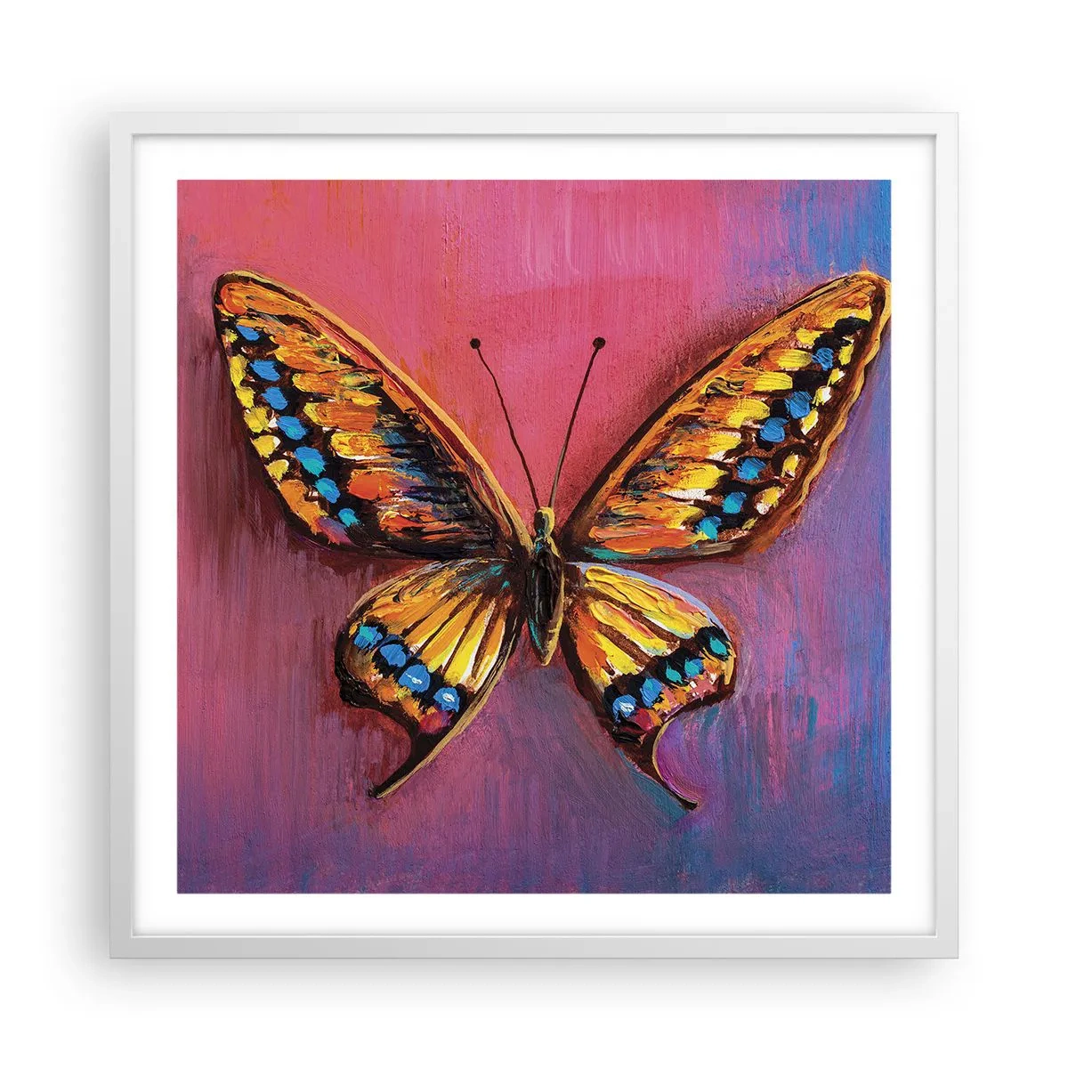 Plagát v bielom ráme - Klenot prírody - 60x60 cm