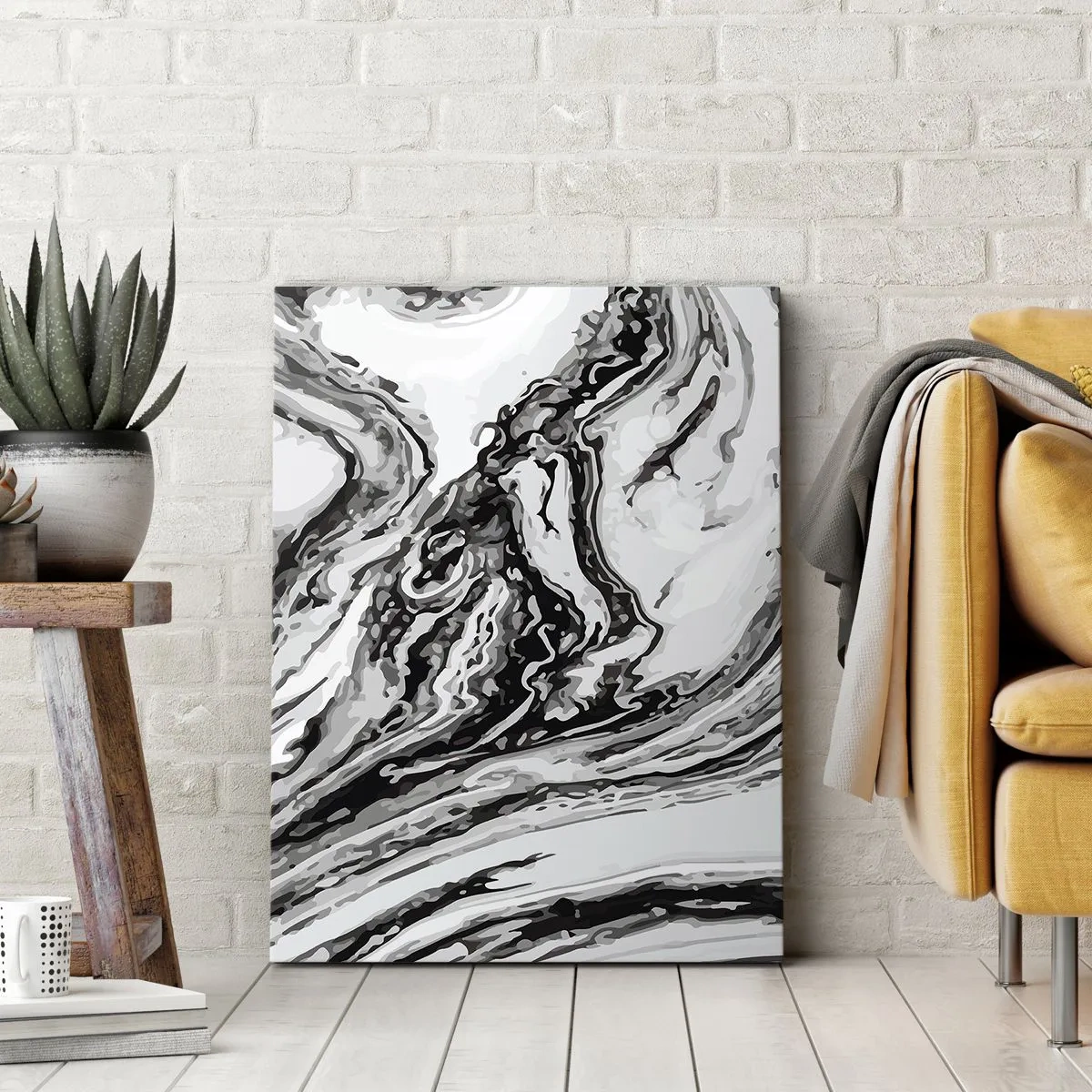 Obraz na plátne - Na začiatku bol chaos - 50x70 cm