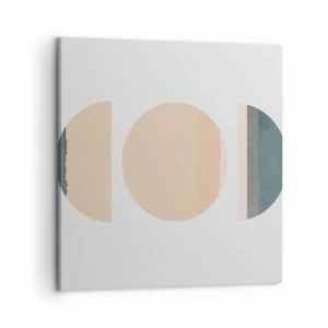 Obraz na plátne - Kruh za kruhom - 60x60 cm