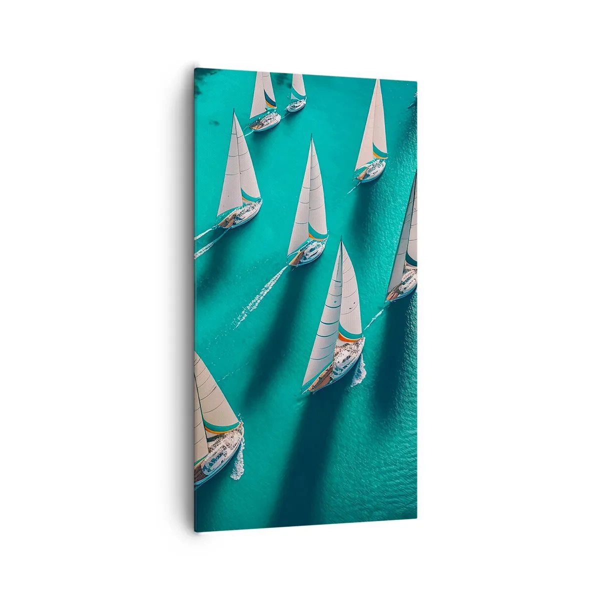 Obraz na plátne - Zápasenie s vetrom - 65x120 cm
