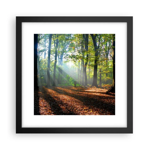Plagát v čiernom ráme - Svetlá a tiene - 30x30 cm