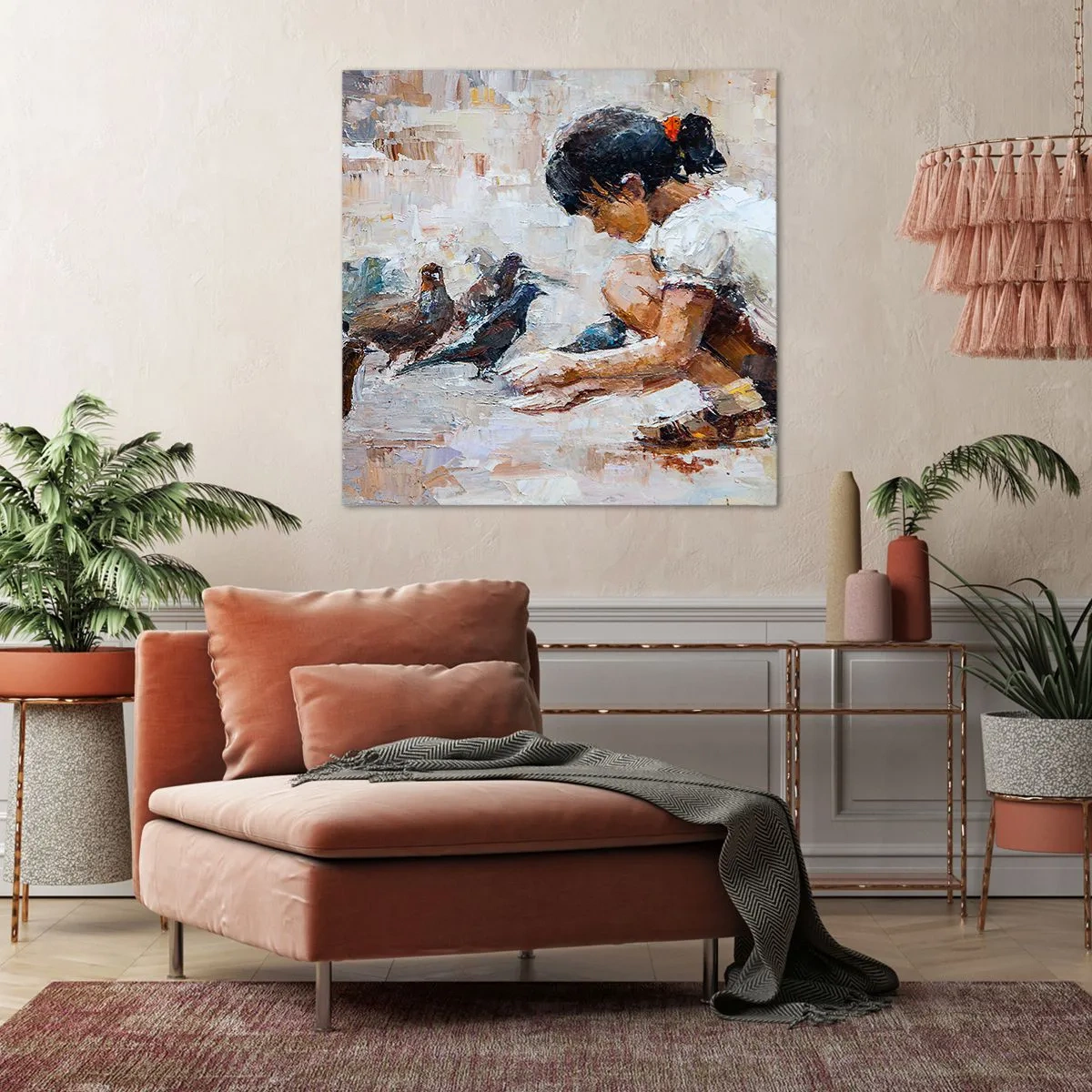 Obraz na plátne - Maličkí a najmilší - 70x70 cm