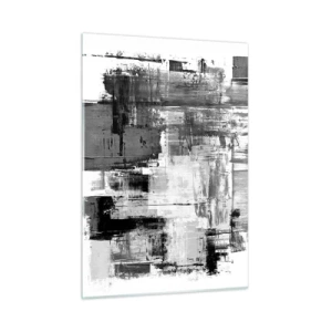 Obraz na skle - Sivé je krásne - 50x70 cm