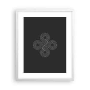 Plagát v bielom ráme - V keltskom duchu - 40x50 cm