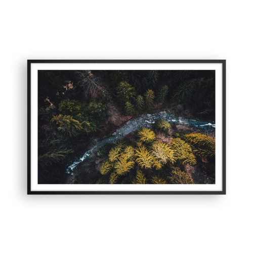 Plagát v čiernom ráme - Rýchlo, stále rýchlejšie - 91x61 cm