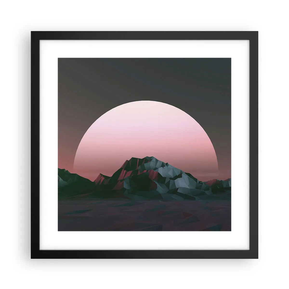 Plagát v čiernom ráme - V susednej galaxii - 40x40 cm