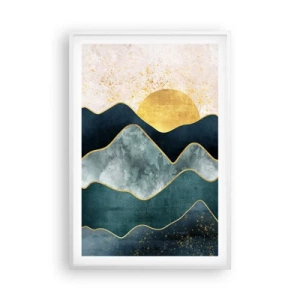Plagát v bielom ráme - Za siedmimi horami - 61x91 cm