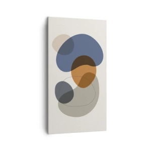 Obraz na plátne - Kvapky farieb - 45x80 cm