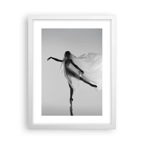 Plagát v bielom ráme - Ľahkosť a pôvab - 30x40 cm