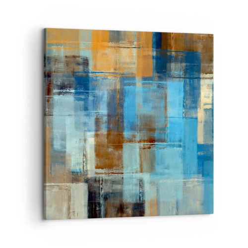 Obraz na plátne - Cez modrý závoj - 60x60 cm