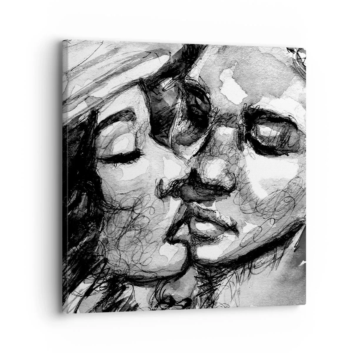 Obraz na plátne - Nežný okamih - 30x30 cm