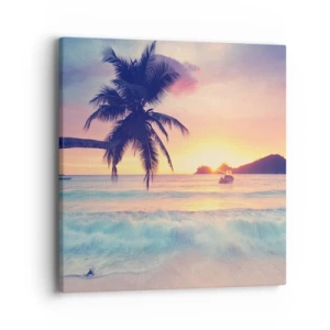 Obraz na plátne - Večer v zátoke - 40x40 cm