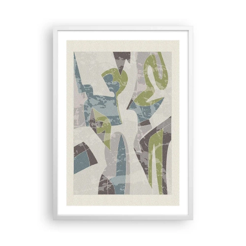 Plagát v bielom ráme - Kompozícia za sklom - 50x70 cm
