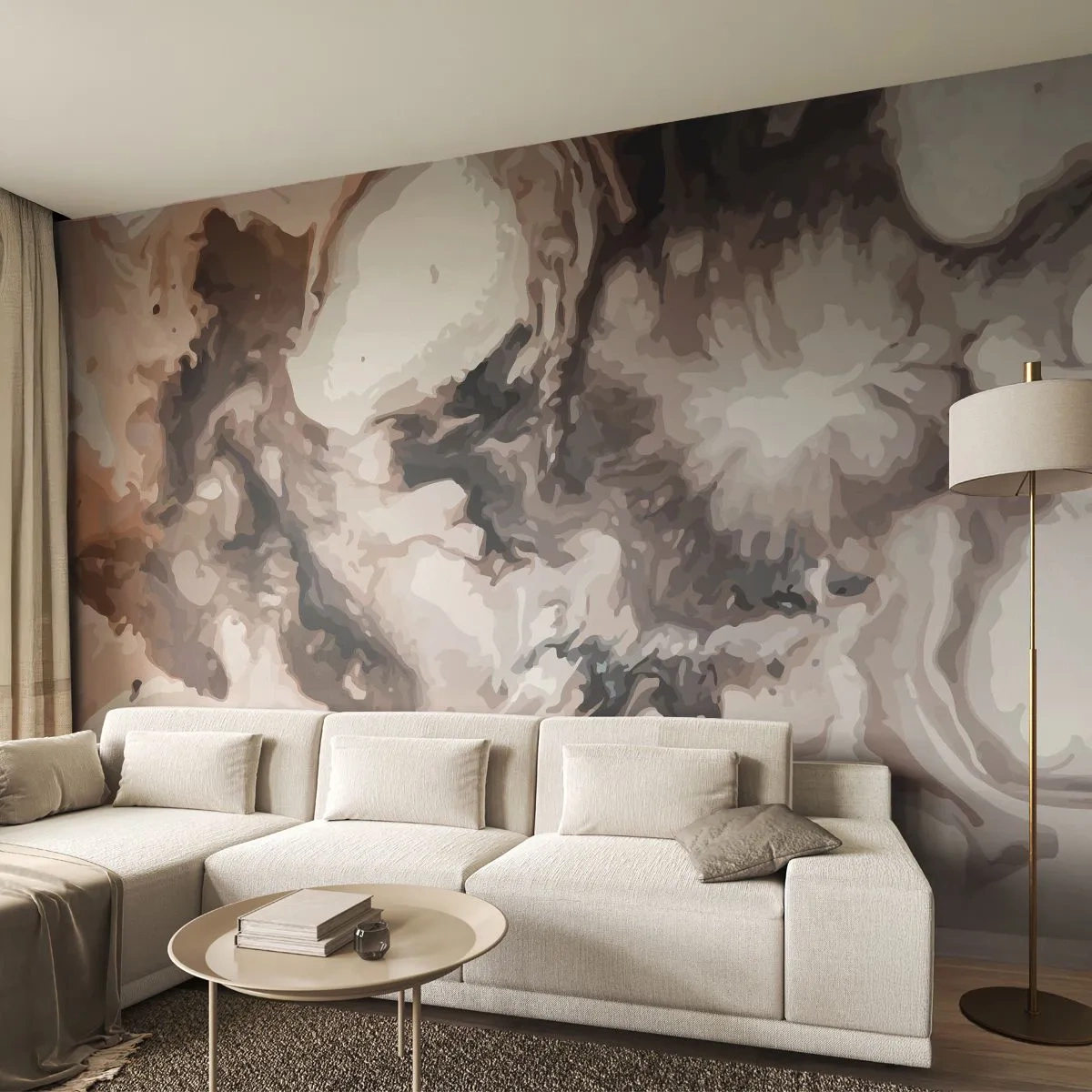 Fototapeta Premium Sand - Zrodenie galaxie - Abstrakcia, Kus, Moderný vzor - 500x350 cm