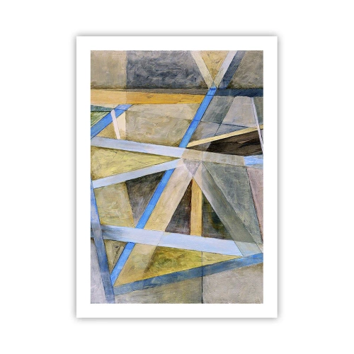 Plagát - Priamo alebo diagonálne? - 50x70 cm