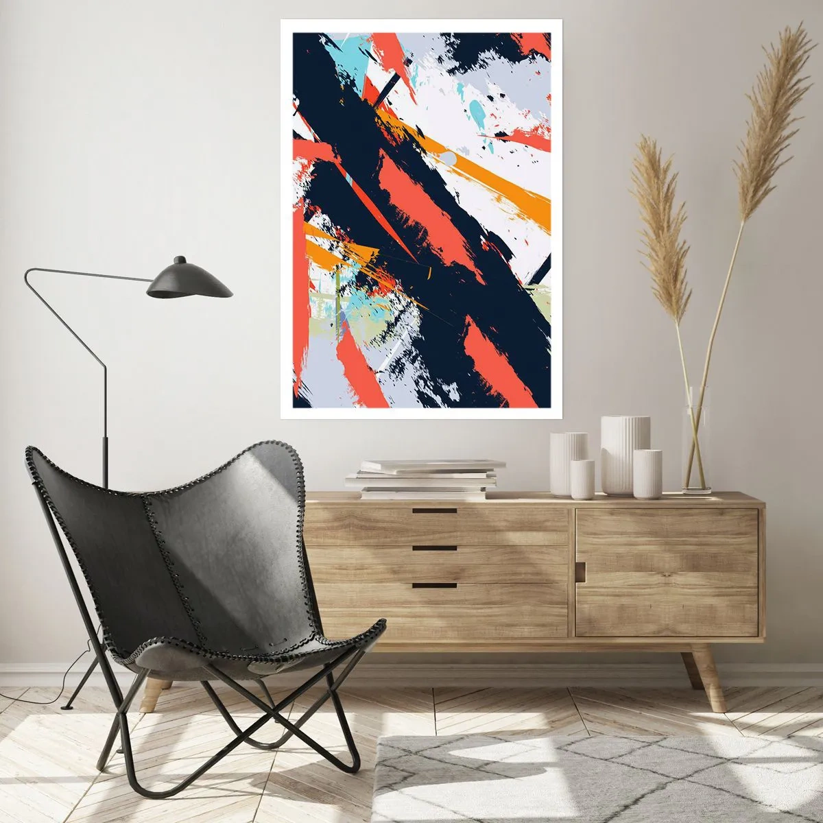 Plagát - Dynamická kompozícia - 61x91 cm