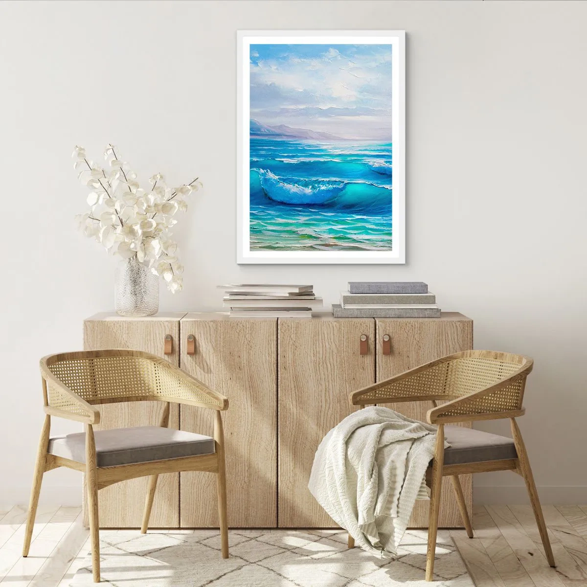 Plagát v bielom ráme - Prináša ukojenie - 70x100 cm