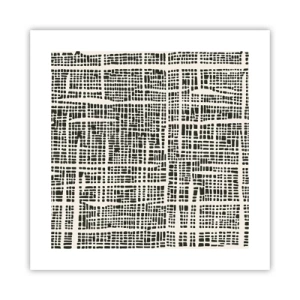Plagát - Tkaná kompozícia - 40x40 cm