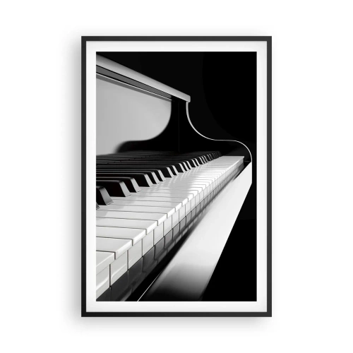 Plagát v čiernom ráme - Harmónia tvarov a farieb - 61x91 cm