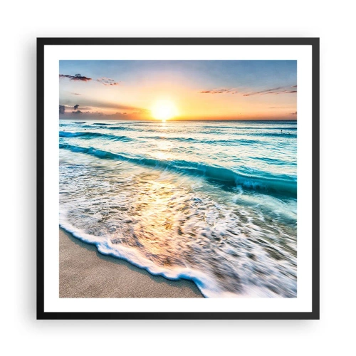 Plagát v čiernom ráme - Výhľad, ktorý stojí za to - 60x60 cm