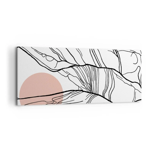 Obraz na plátne - V sieti vetvičiek - 100x40 cm