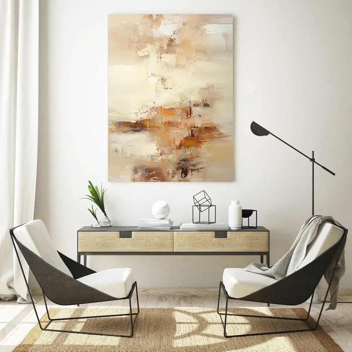 Obraz na skle - Duša jantáru - 50x70 cm