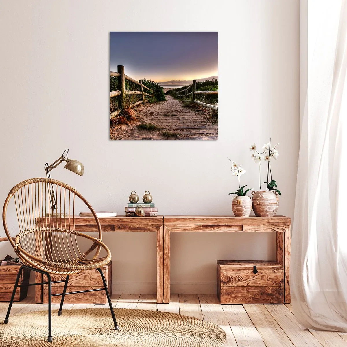 Obraz na plátne - Už je vidieť cieľ - 70x70 cm