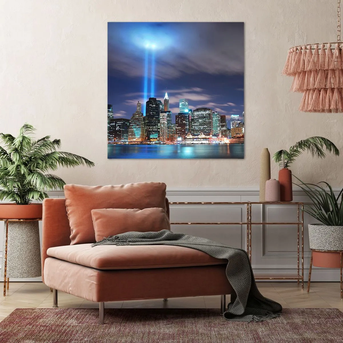 Obraz na plátne - Svetlom dosiahnuť nebo - 40x40 cm