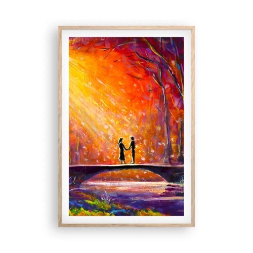 Plagát v ráme zo svetlého duba - Nebo ich tiež miluje - 61x91 cm