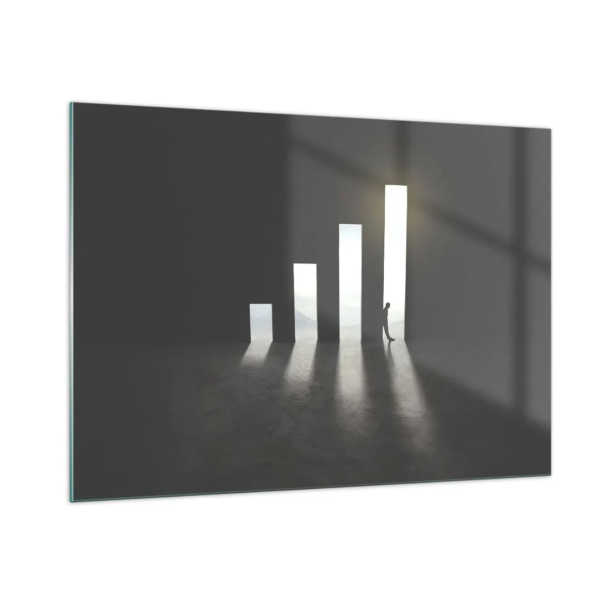 Obraz na skle - Úspech – impresia - 100x70 cm