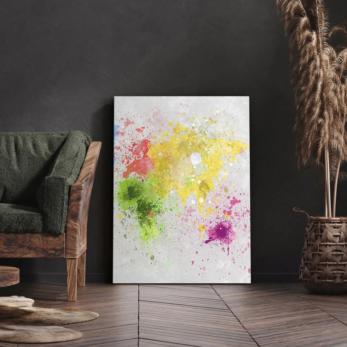 Obraz na plátne - Všetky farby sveta - 50x70 cm