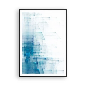 Plagát v čiernom ráme - Ako sa stal priestor - 70x100 cm