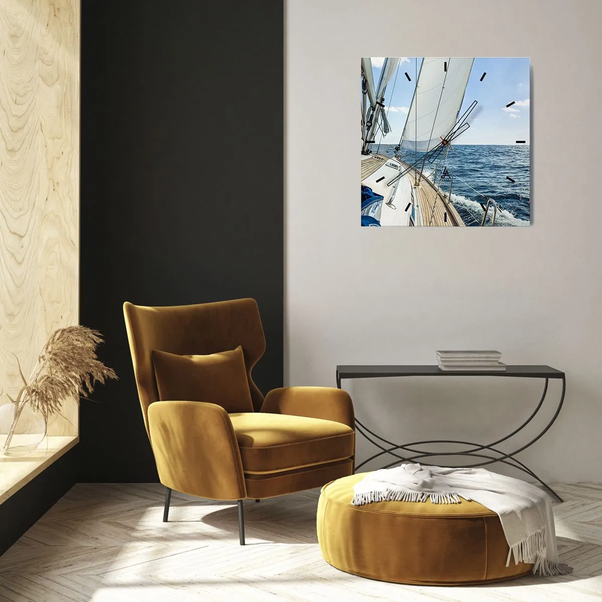 Nástenné hodiny - Ahoj, dobrodružstvo - 30x30 cm