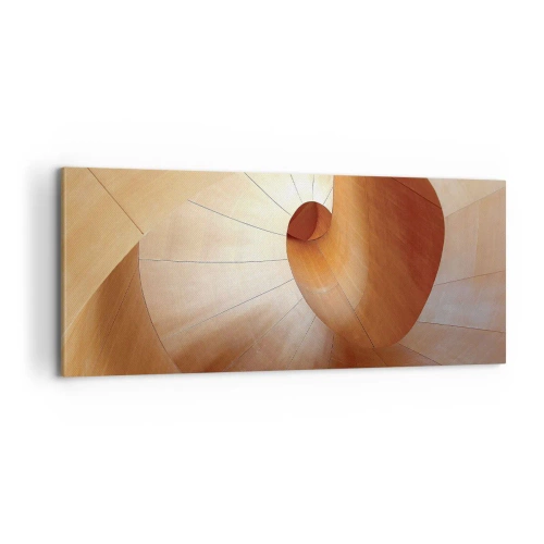 Obraz na plátne - Architektonická serpentína - 100x40 cm