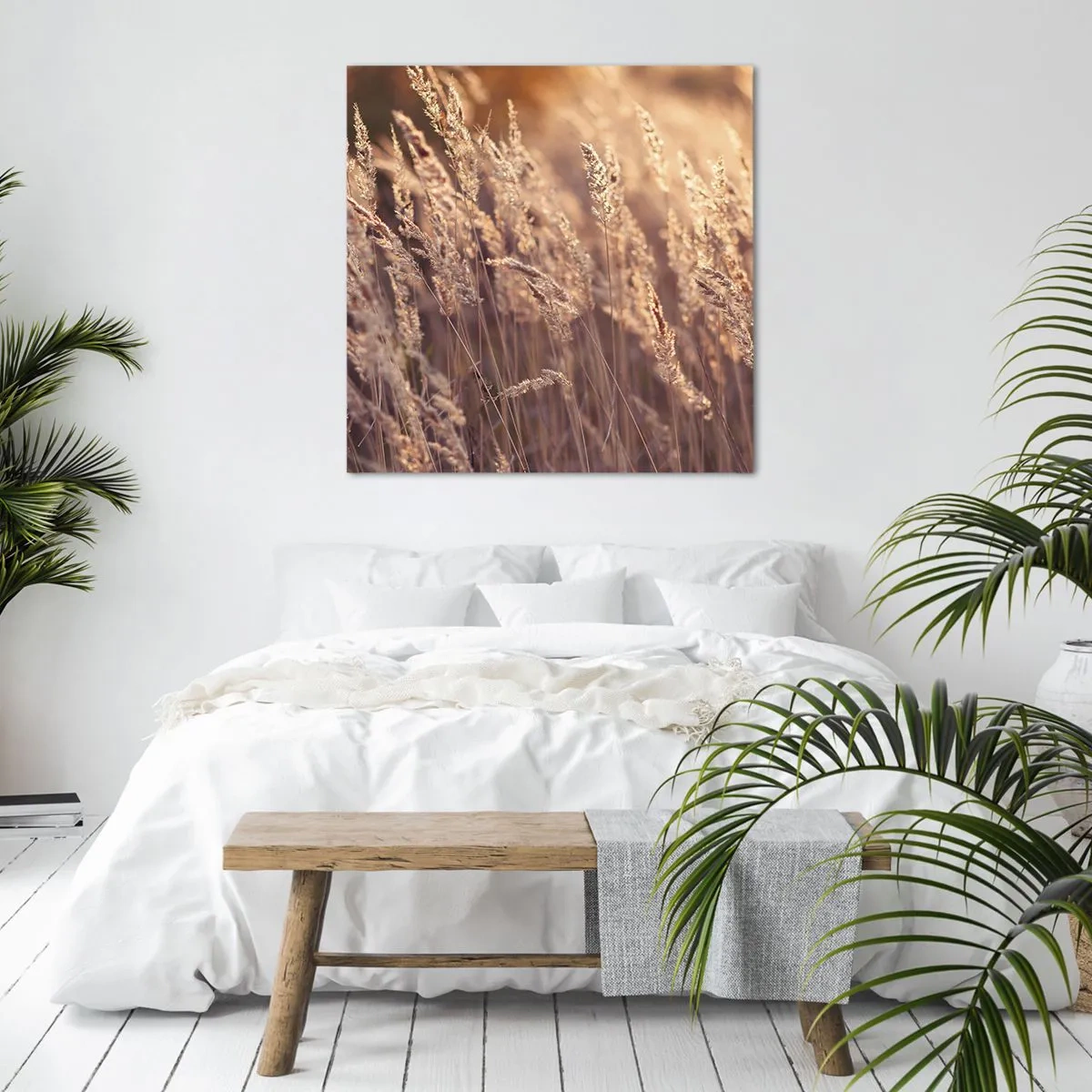 Obraz na plátne - Pripravení privítať jeseň - 60x60 cm