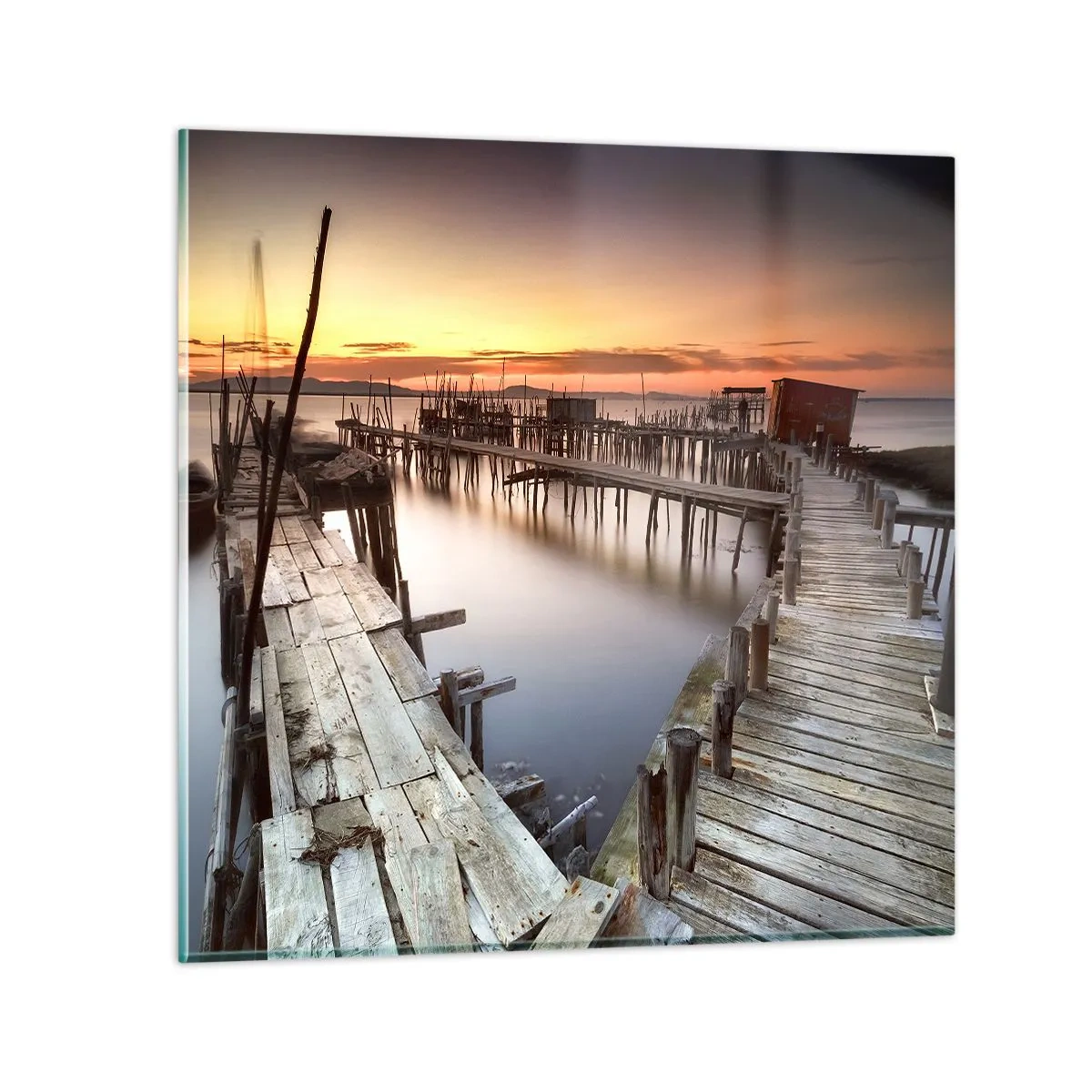 Obraz na skle - Autentickosť, nie turistická atrapa - 70x70 cm