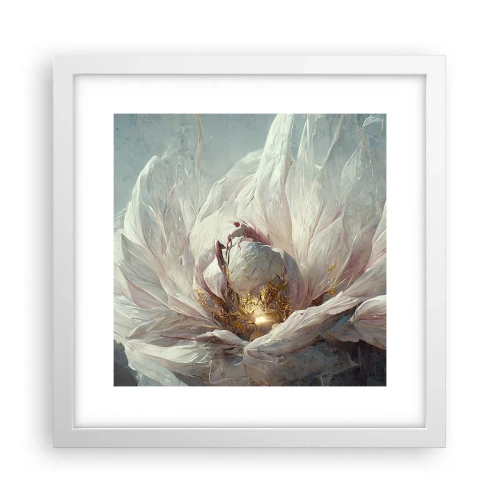 Plagát v bielom ráme - Rozkvitá raz za sto rokov - 30x30 cm