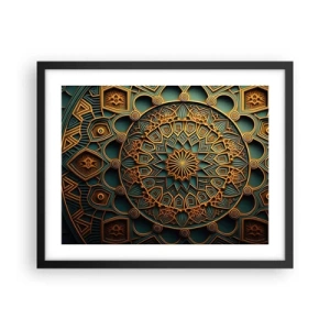 Plagát v čiernom ráme - V arabskom štýle - 50x40 cm