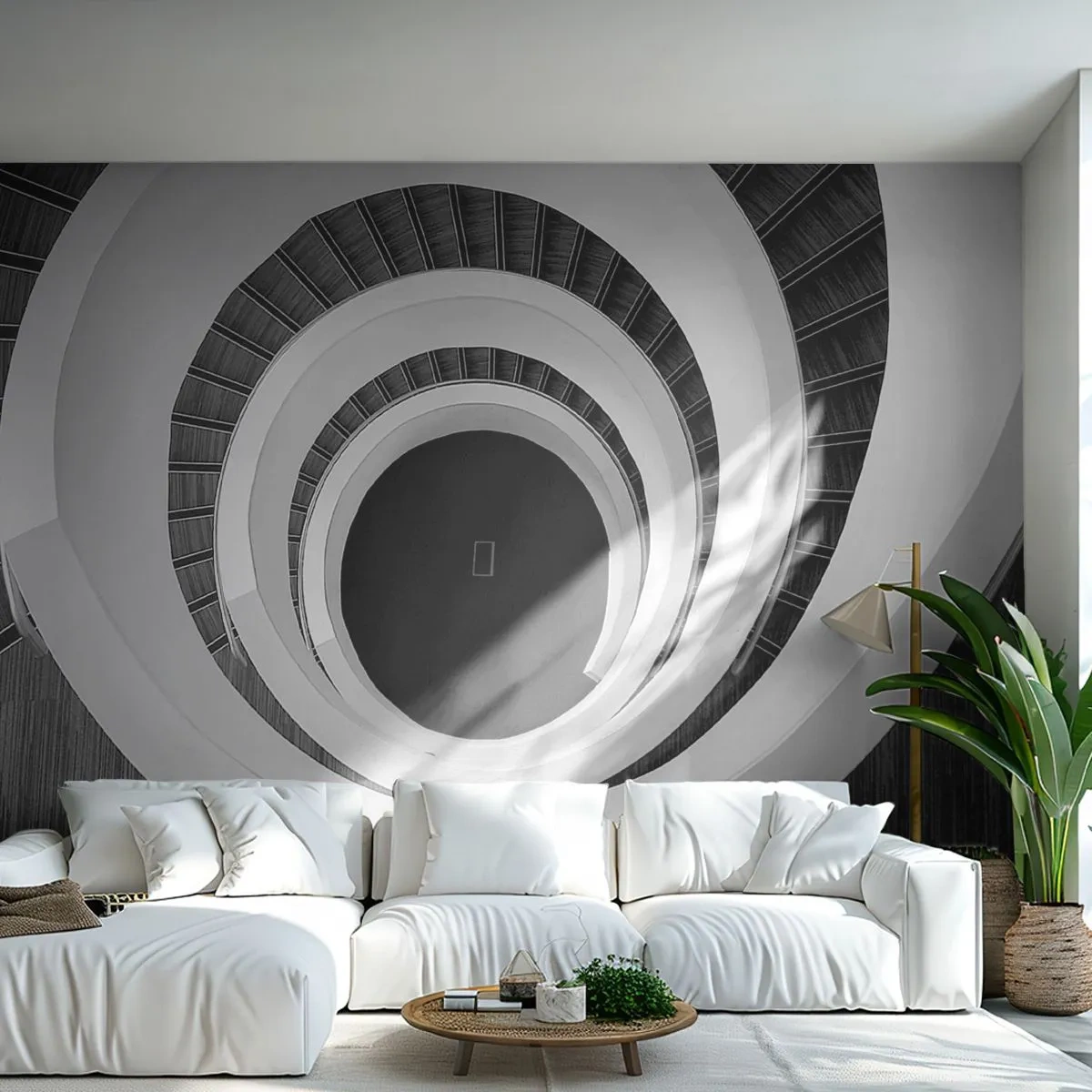 Fototapeta Standard Eco - K podstate vecí - Kus, Abstrakcia, Točité schodisko - 400x280 cm