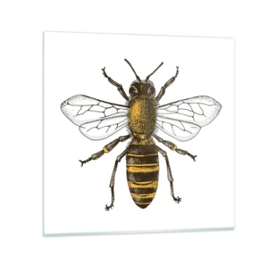 Obraz na skle - Krásna a dobrá - 60x60 cm