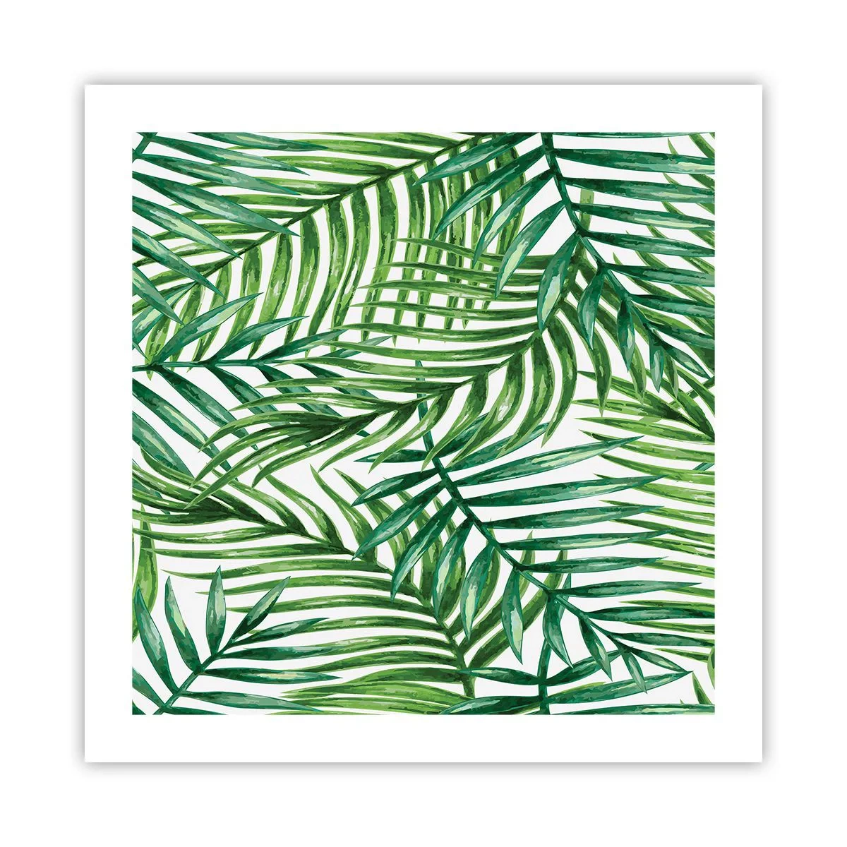 Plagát - Pod zeleným baldachýnom - 50x50 cm