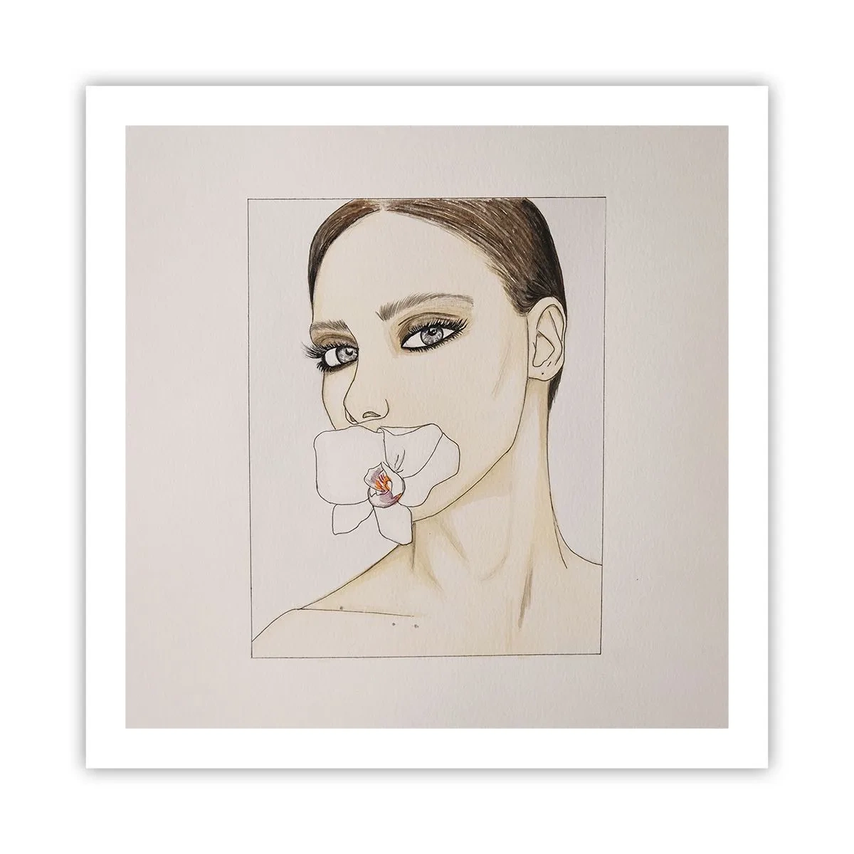 Plagát - Symbol elegancie a krásy - 60x60 cm