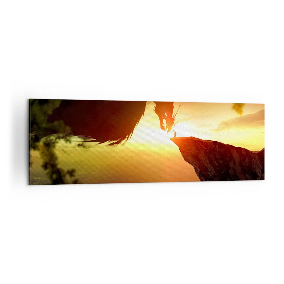 Obraz na plátne - Premožiteľ draka - 160x50 cm