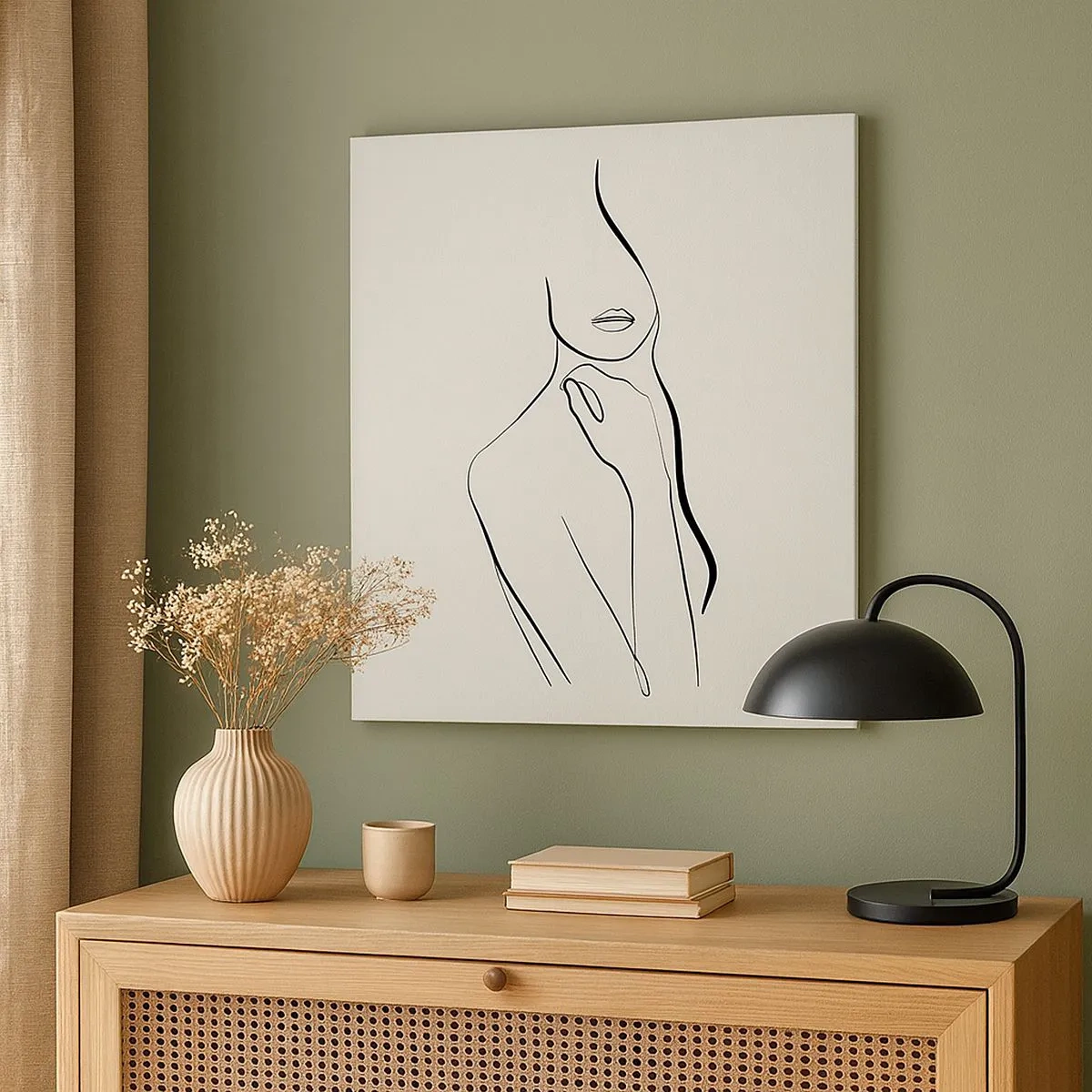 Obraz na plátne - Vlna melanchólie - 30x30 cm